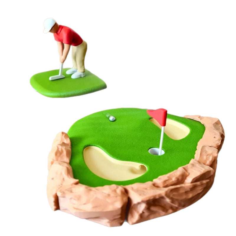 ⛳ Desktop Mini Golf Set – Automatic Ball Return Office Game