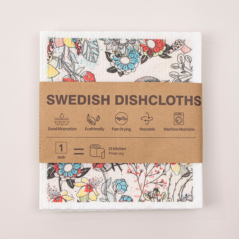 Swedish Dishcloths for Kitchen & Cleaning(6 pieces)