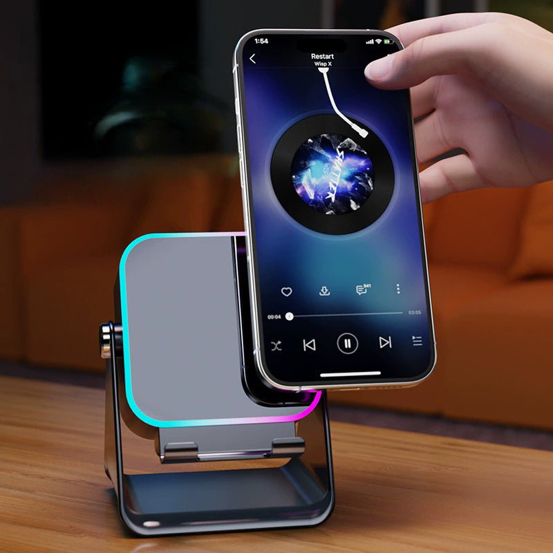 📱 5-in-1 Phone Speaker Stand – Sound Boost & Desk Holder