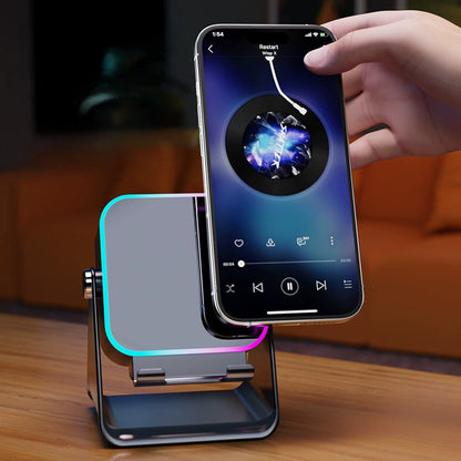 📱 5-in-1 Phone Speaker Stand – Sound Boost & Desk Holder