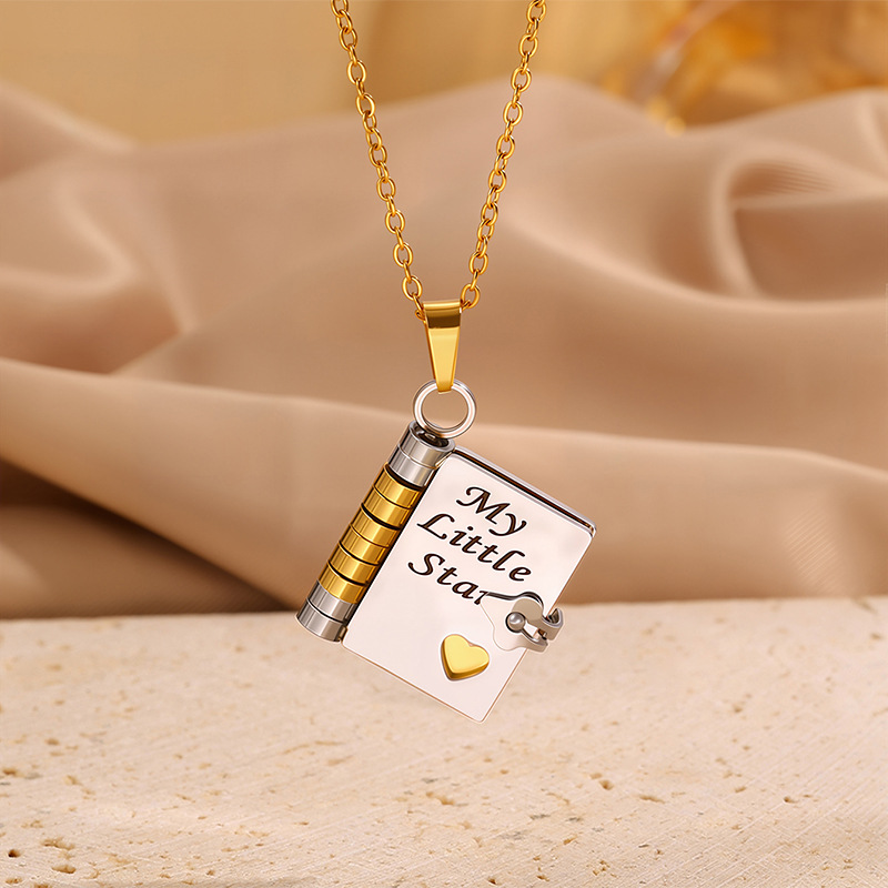 My Little Star Book Necklace for Daughter/Son
