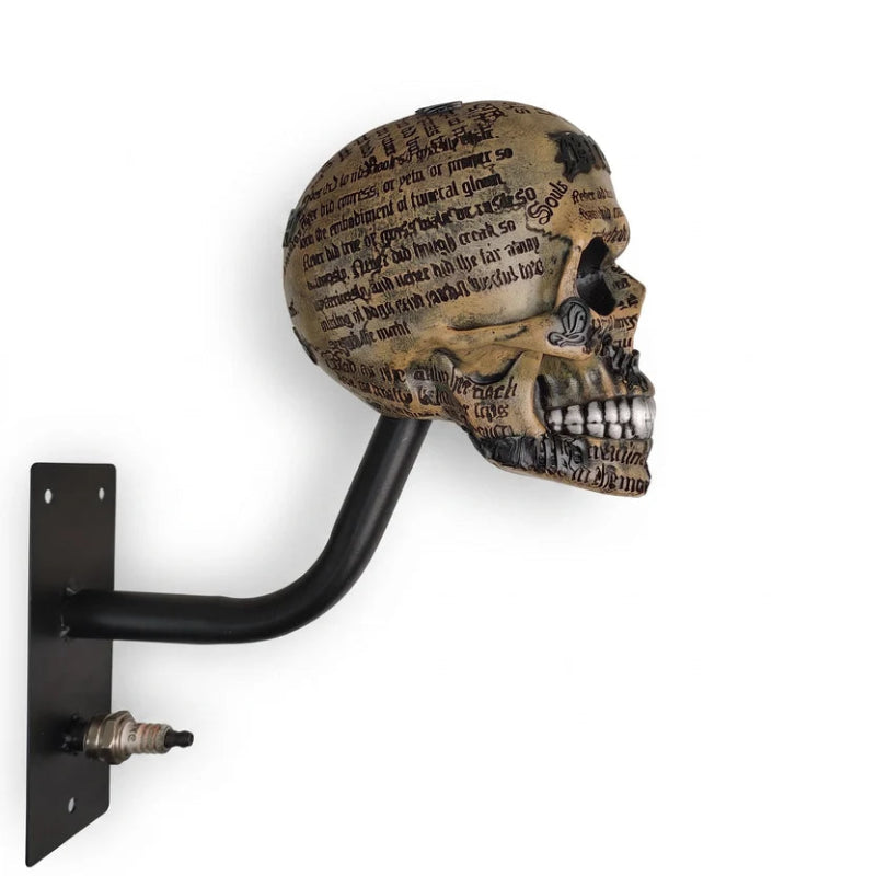 Skull Helmet Wall Mount