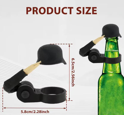 Military Helmet Bottle Caps