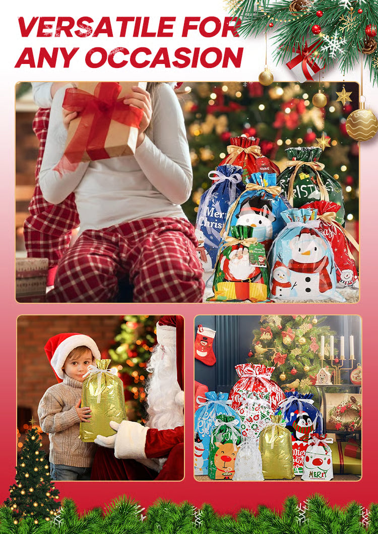SANTA'S CANDY GIFT BAGS Set（51Pcs）