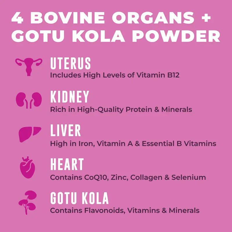 Women’s Beef Organ Capsules