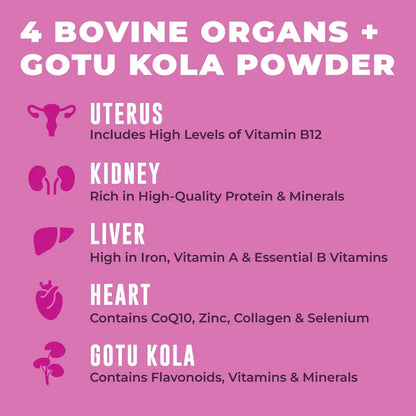 Women’s Beef Organ Capsules