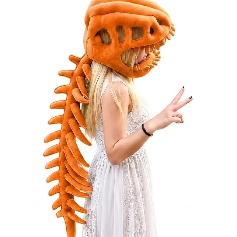 Dinosaur Skeleton Costume Hat