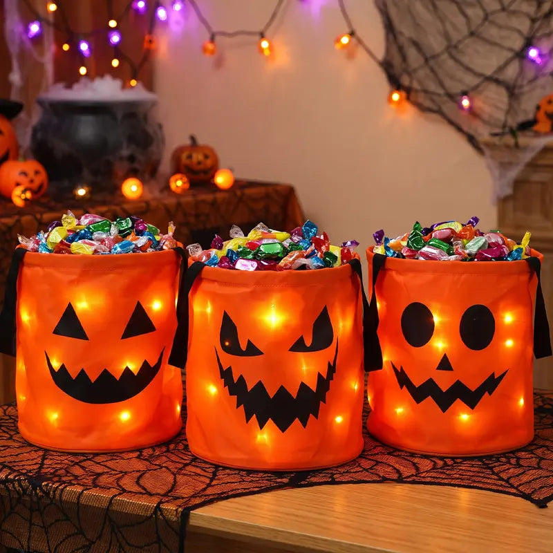 LED Halloween Glow Candy Bag