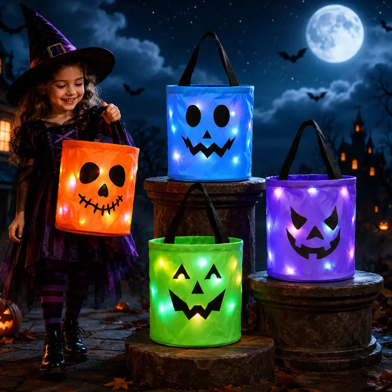 LED Halloween Glow Candy Bag