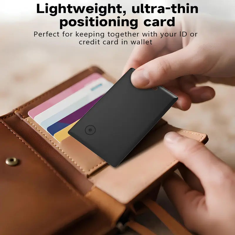 Slim iOS Wallet Tracker Card