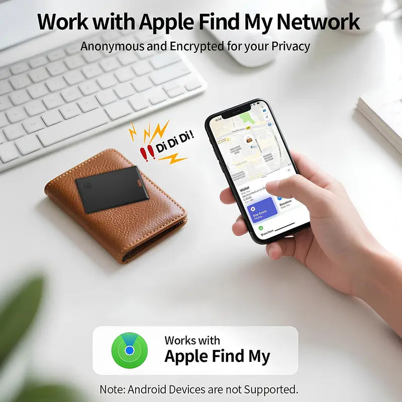 Slim iOS Wallet Tracker Card