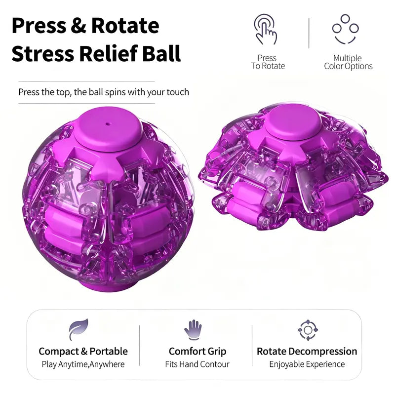 Press-to-Spin Fidget Ball
