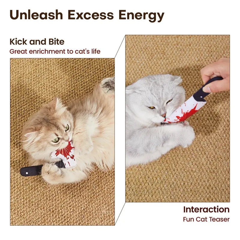 4PCS Halloween Cat Toys