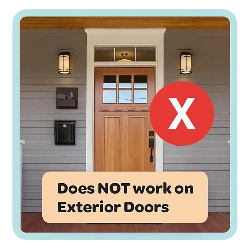 Snap-On Childproof Door Lock