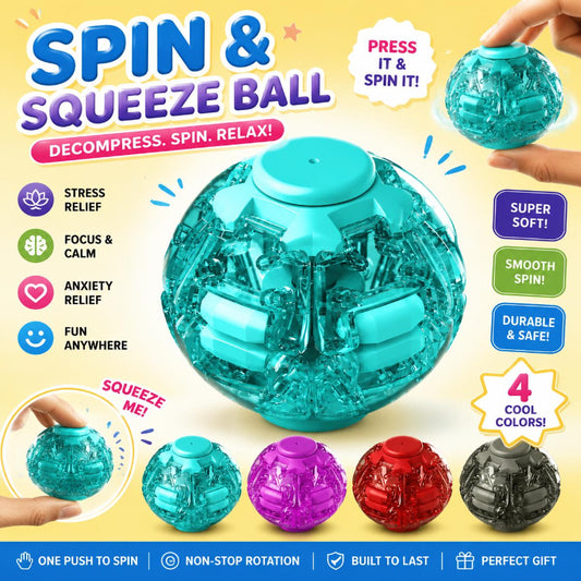 Press-to-Spin Fidget Ball