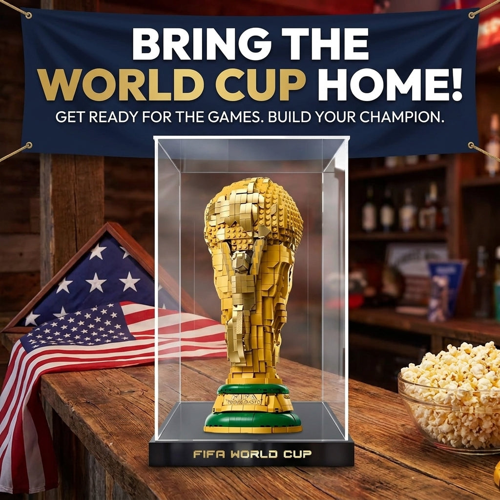 2026 World Cup Trophy Building Block Set