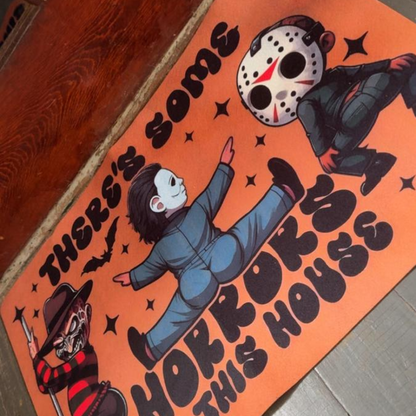 Halloween Welcome Door Mat