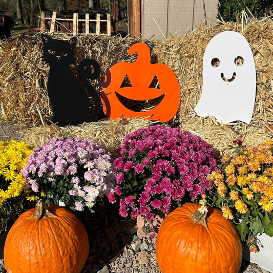 Metal Halloween Garden Stakes-Fall decorations
