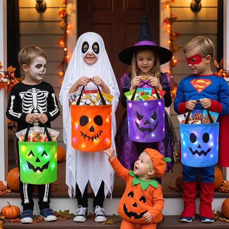 LED Halloween Glow Candy Bag