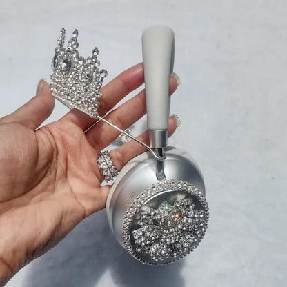 Silver Crown Headphones