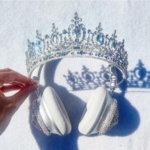 Silver Crown Headphones