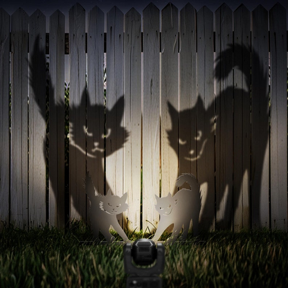 Black Cat Metal Yard Stake(3-piece set)