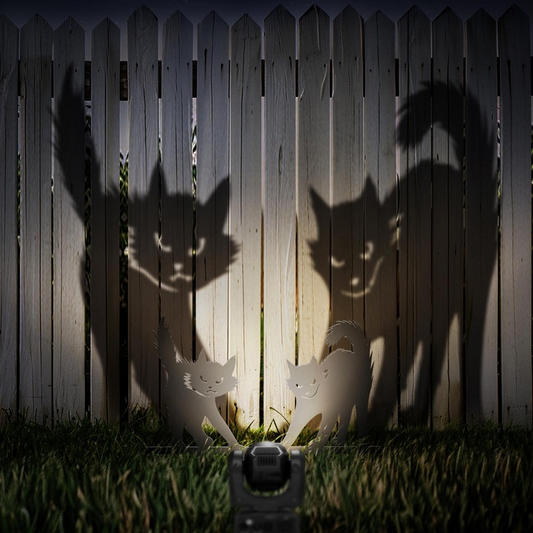 Black Cat Metal Yard Stake(3-piece set)