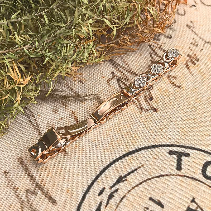 Pure Copper Magnetic Bracelet-Four-leaf Clover