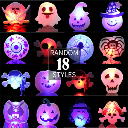 Halloween LED glowing rings(50pcs)