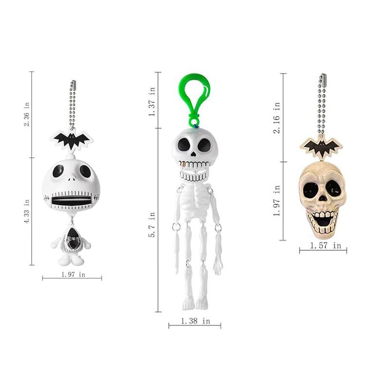 Dancing Skeleton Charm Set