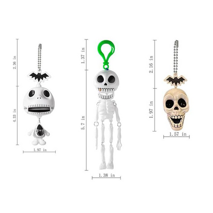 Dancing Skeleton Charm Set