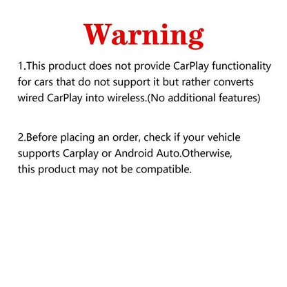 2025 Wireless carplay Adapter for iPhone/Android