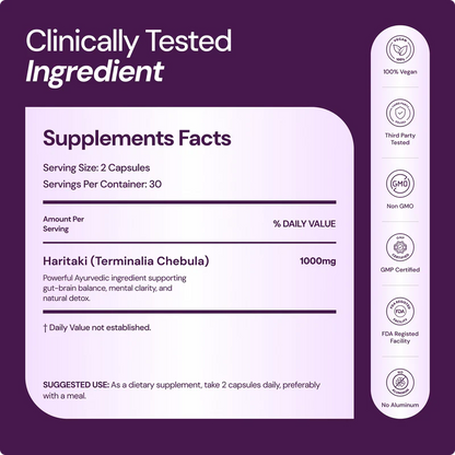 Advanced Haritaki Extract Capsules