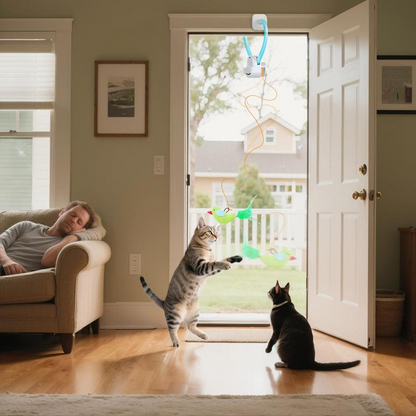 Hanging Electric Kitty Toys