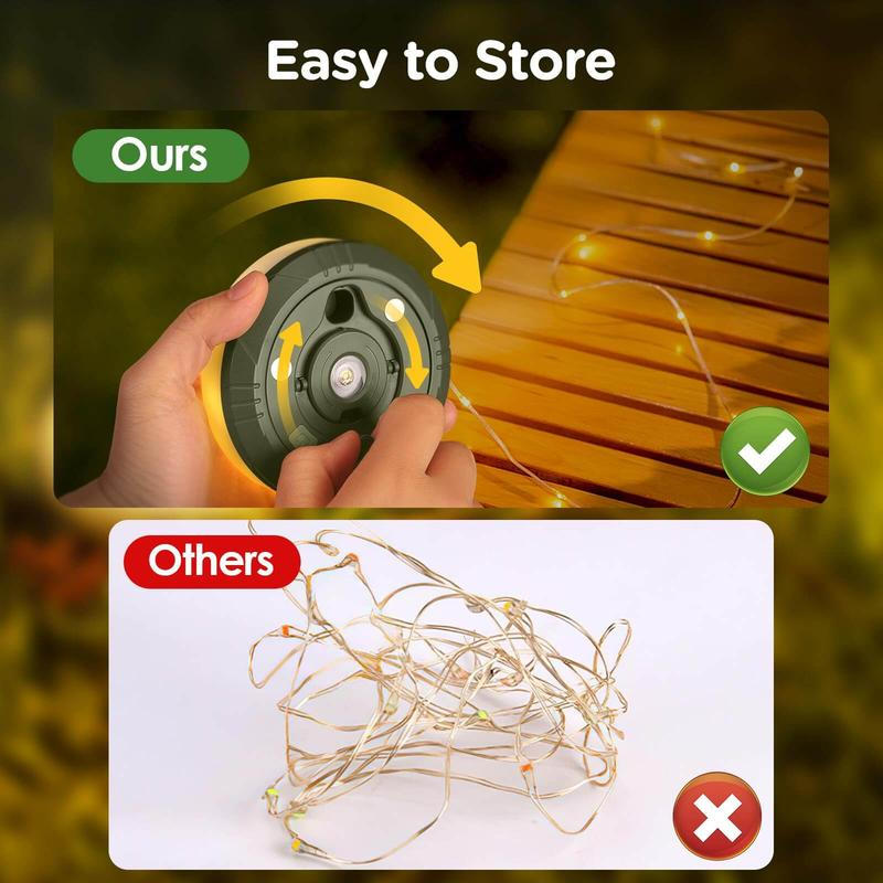 Camping Retractable String Lights