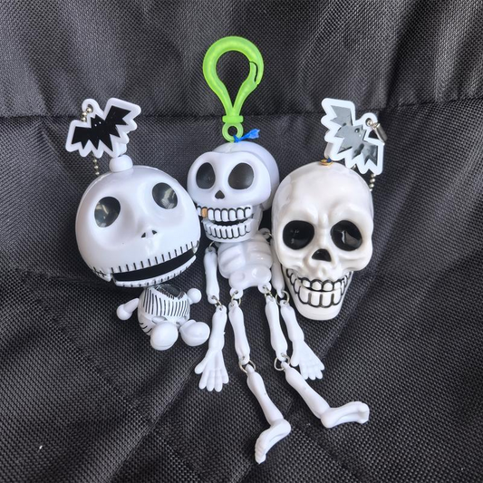 Dancing Skeleton Charm Set