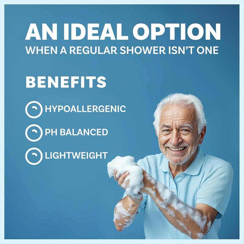 All-in-1 Single Use Shower Wipes