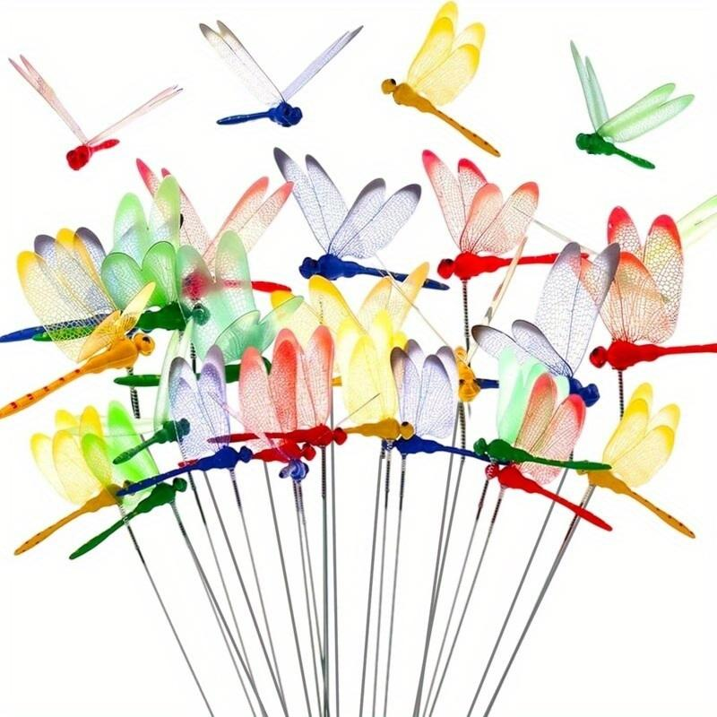4PCS Outdoor Dragonfly Rod Clip