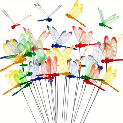 4PCS Outdoor Dragonfly Rod Clip