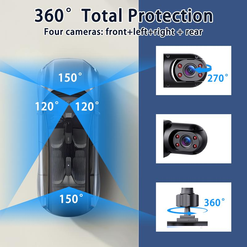 4 Channel Car Dash Cam