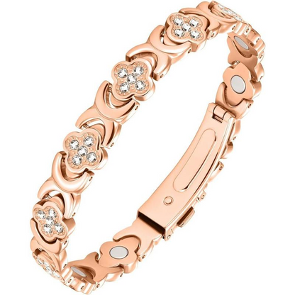 Pure Copper Magnetic Bracelet-Four-leaf Clover