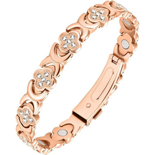 Pure Copper Magnetic Bracelet-Four-leaf Clover
