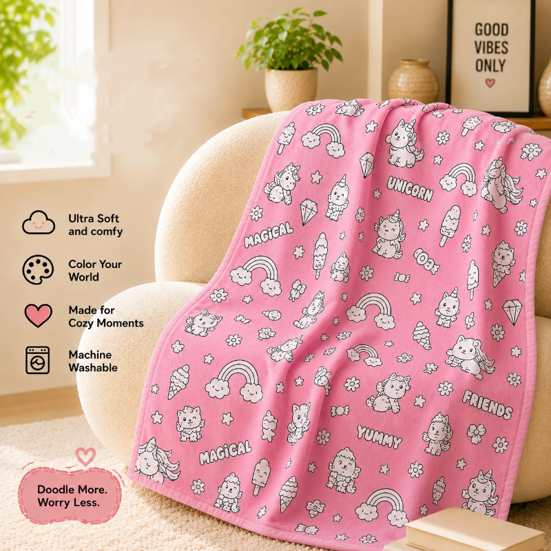 DIY Coloring Blanket