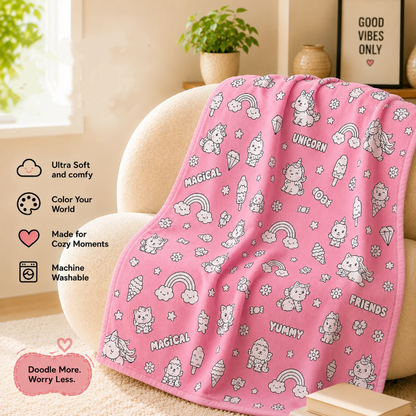 DIY Coloring Blanket