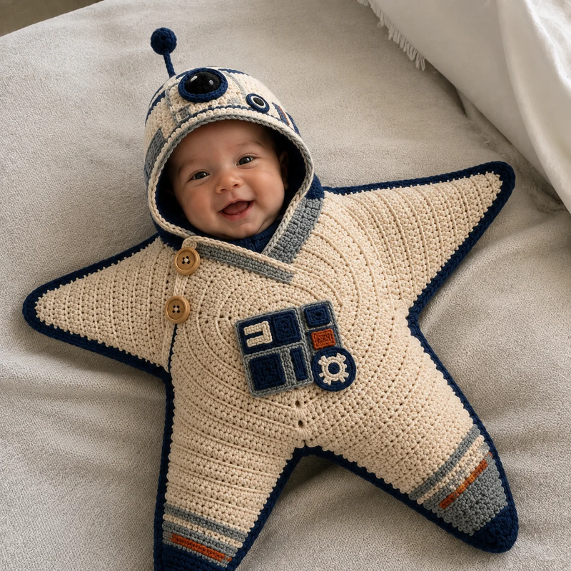 Handmade Crochet Baby Romper