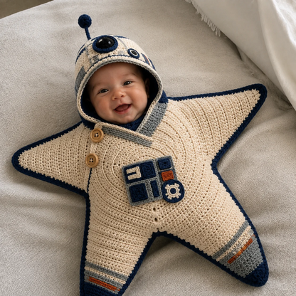 Handmade Crochet Baby Romper