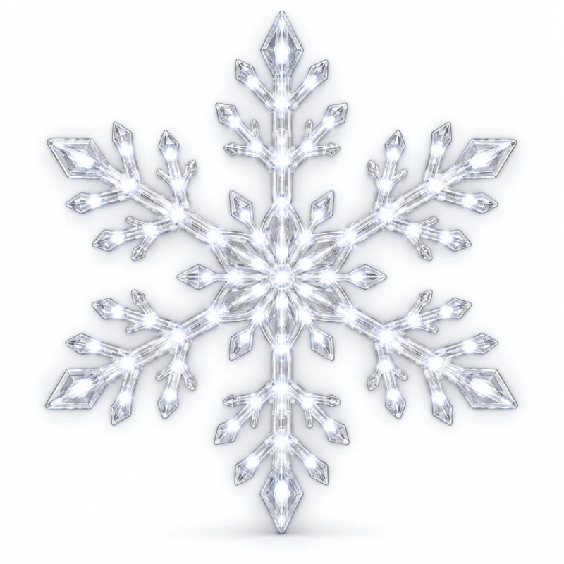 LED Snowflake Christmas Wall Decorations