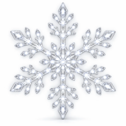 LED Snowflake Christmas Wall Decorations