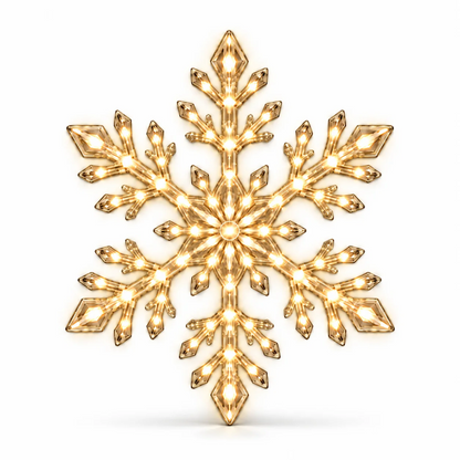 LED Snowflake Christmas Wall Decorations