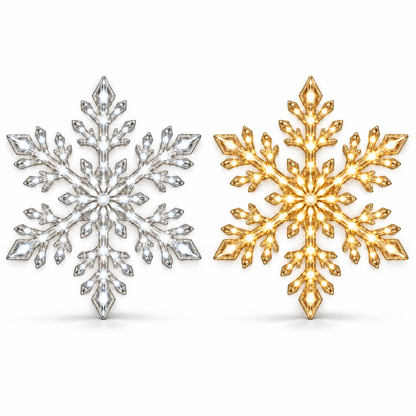 LED Snowflake Christmas Wall Decorations